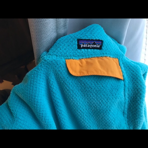Patagonia XS Pullover Turquoise - Picture 7 of 8
